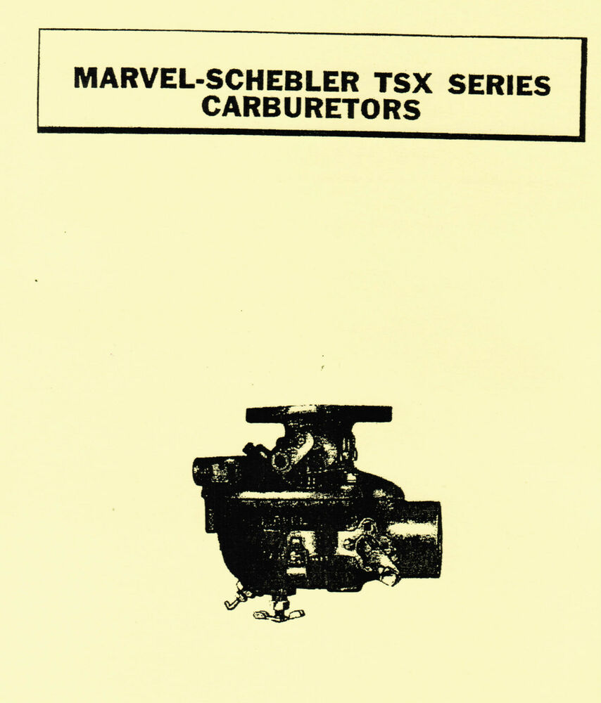 marvel schebler aircraft carburetor service manual